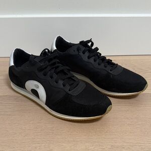Oliver Cabell Black Sneakers with White Accent